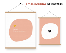 Unieke poster voor mama